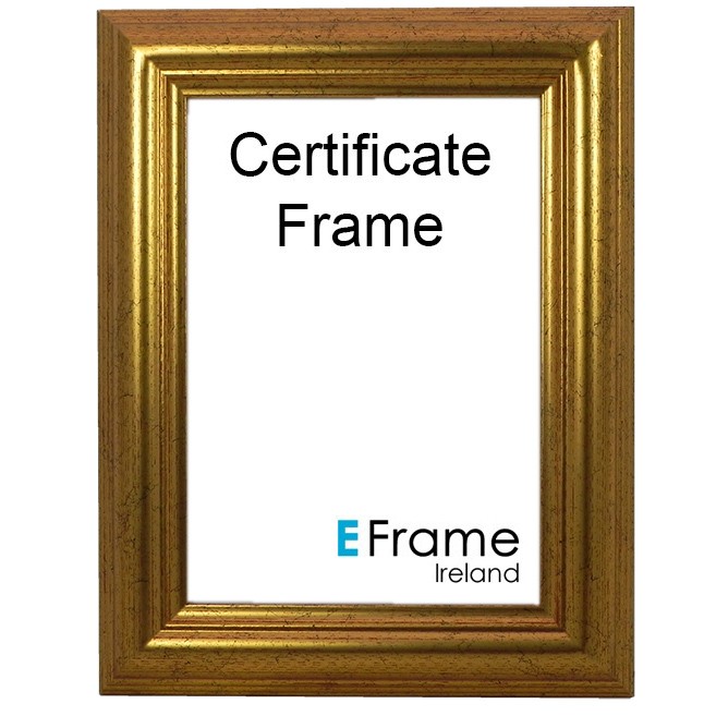 Certificate Frame A4 Gold