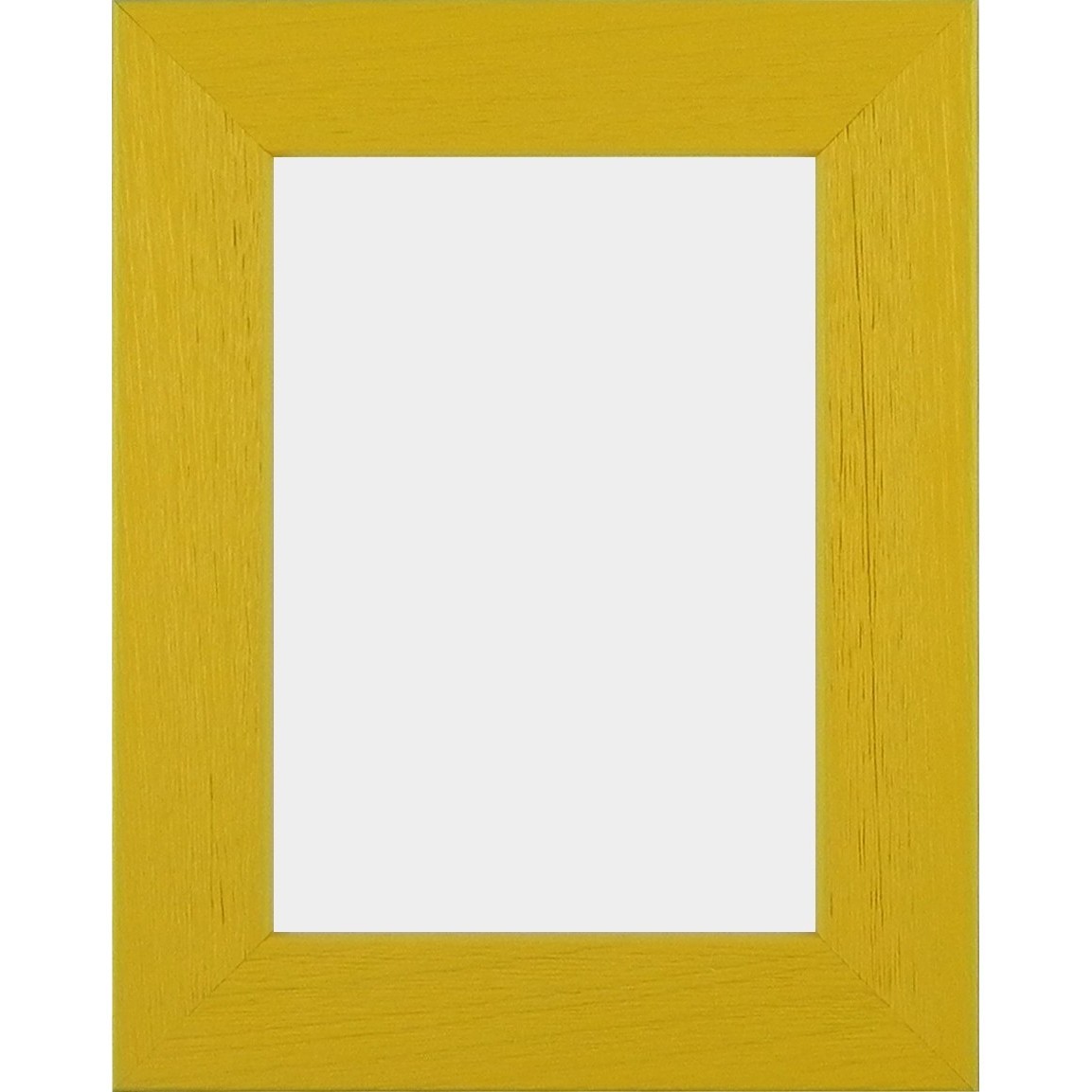 Solid Wood Scratched Grain Picture Frame Yellow