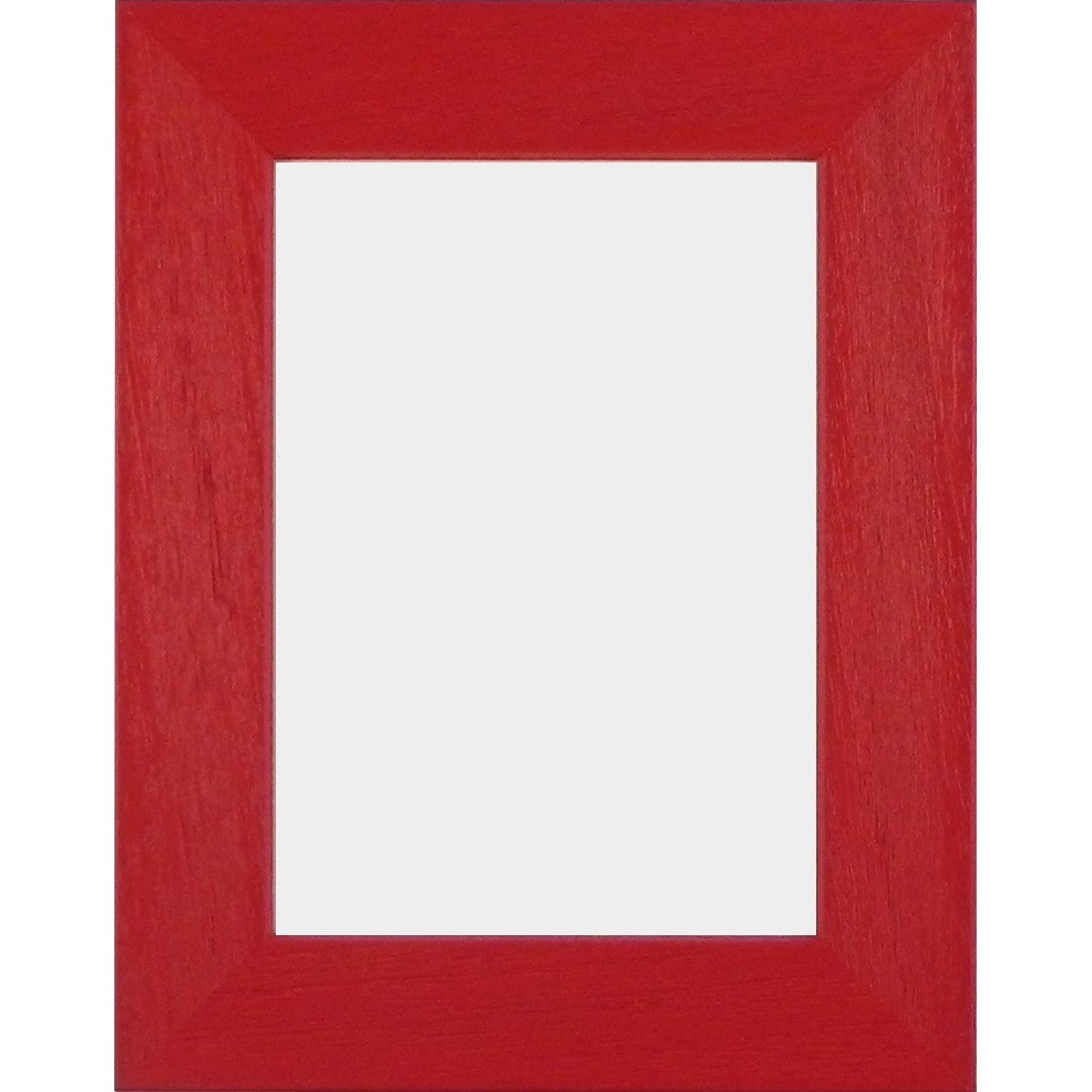 Solid Wood Scratched Grain Picture Frame Red