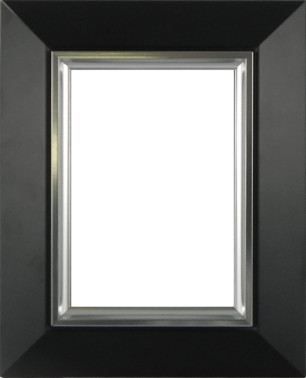 Picture Frame Slick Black Sliver Line