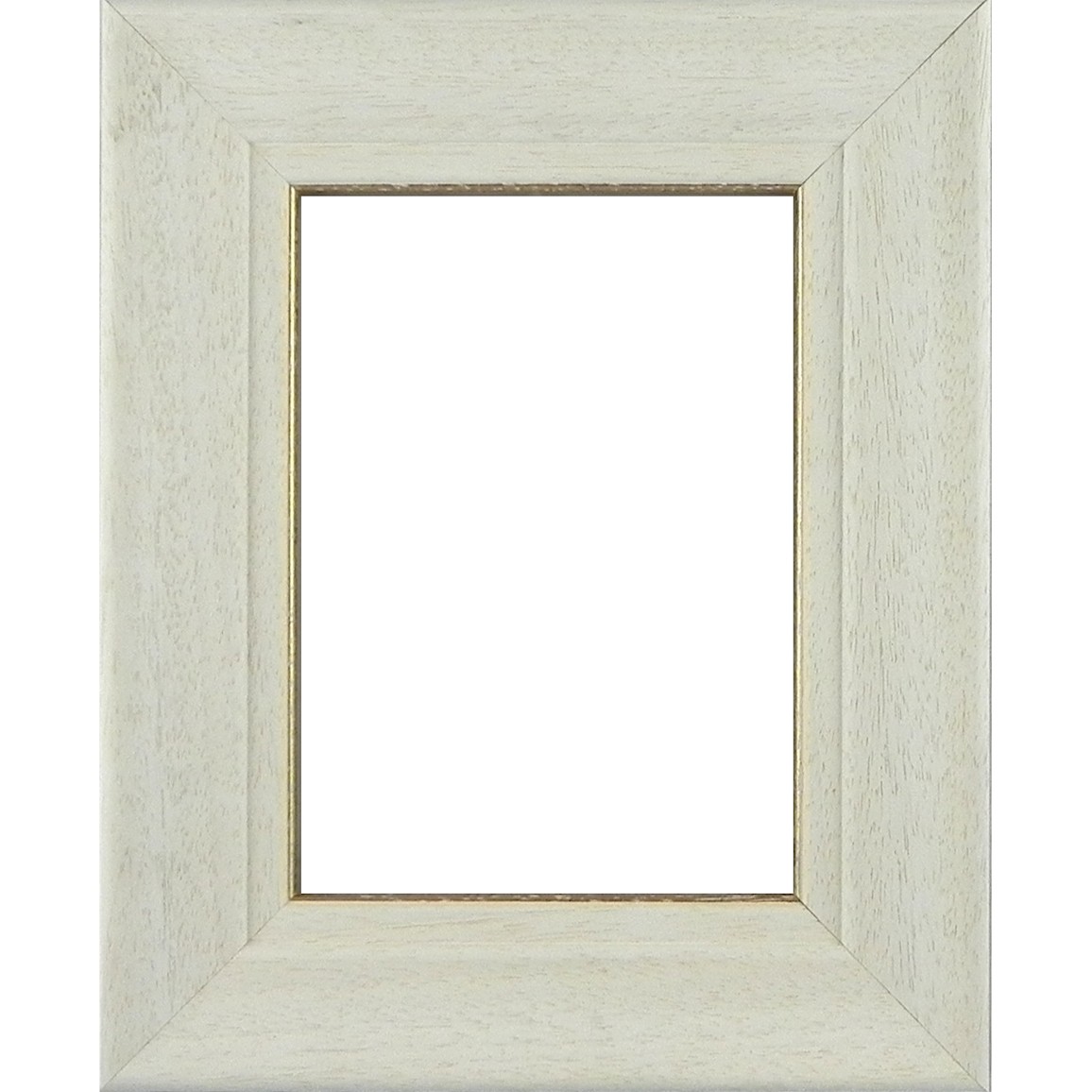 Picture Frame White Lime Frame Gold line