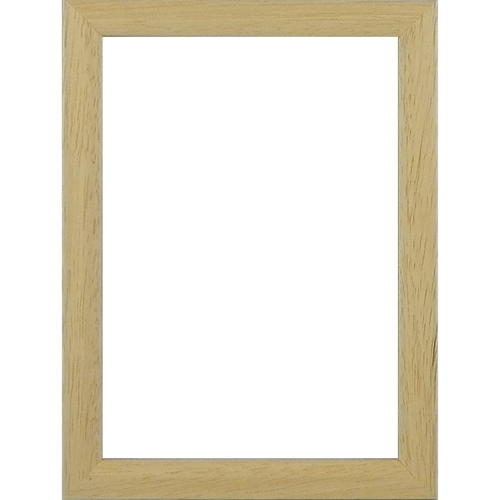 Picture Frame Square Box sm Natural Timber