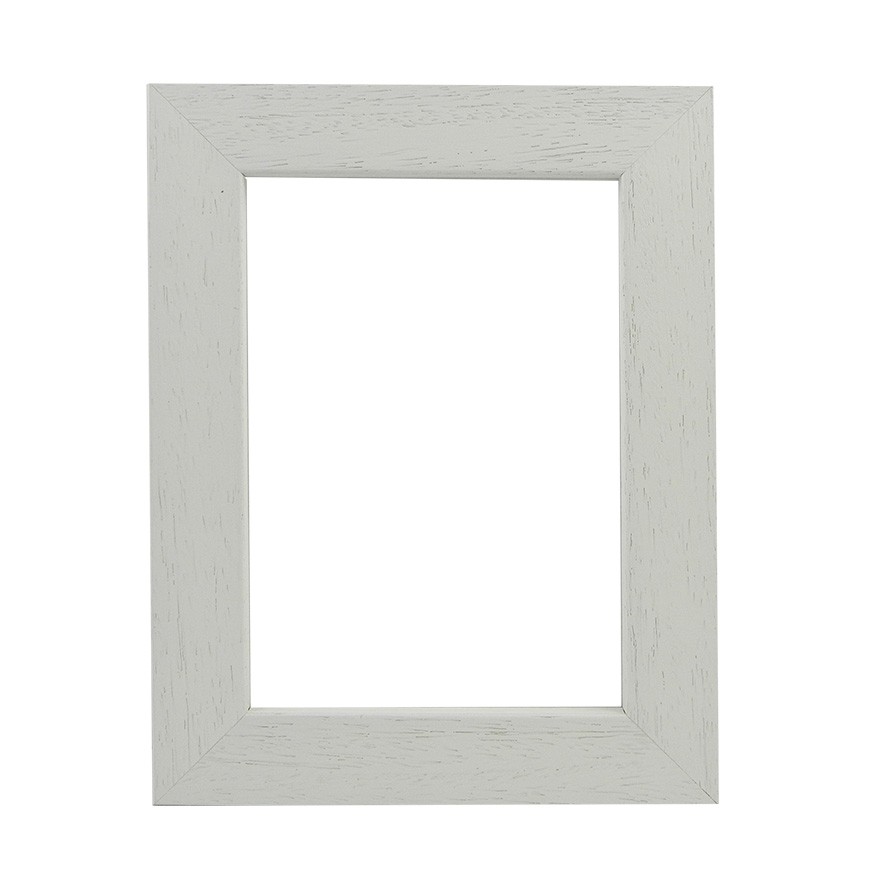 Picture Frame - Flat Open Grain White