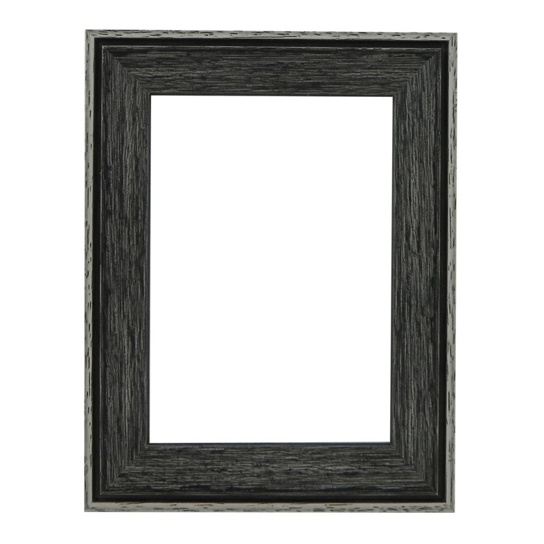 Santorini Black Whitewash Picture Frame