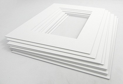 14x11 to fit A4 Colourmount Pack of 10 White Picture/Photo Mounts