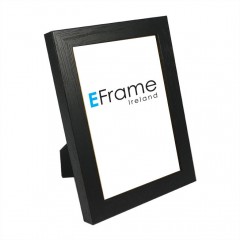 Picture Frame Black Open Grain Photo Frame