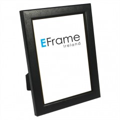 Picture Frame Black Rounded Open Grain Photo Frame 