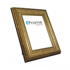 Picture Frame Antique Gold Scoop Gold Line