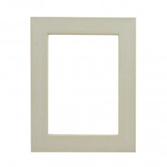 Picture Frame Flat Open Grain Limed White