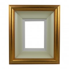 Picture Frame Artist Frame Gold Cream White
