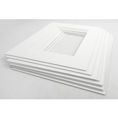 PACK OF 10 10X8 INCH PICTURE FRAME MOUNT BACKING BOARD
