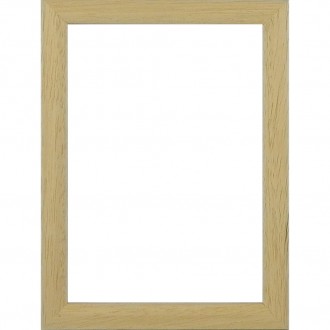Picture Frame Square Box sm Natural Timber