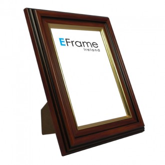 Photo Frame Brown Gold Line - economy range