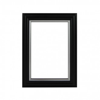 Picture Frame - Black With Silver Edge