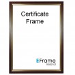 A4 Wooden Certificate Frame Brown