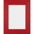 Solid Wood Scratched Grain Picture Frame Red