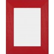 Solid Wood Scratched Grain Picture Frame Red