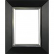 Picture Frame Slick Black Sliver Line