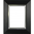 Picture Frame Slick Black Sliver Line