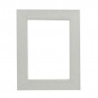 Picture Frame - Flat Open Grain White