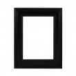 Picture Frame - Open Grain Black Stepped
