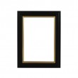 Picture Frame - Black With Gold Edge