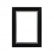 Picture Frame - Black With Silver Edge