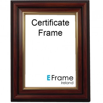 Certificate Frame A4 Brown