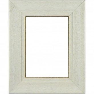 Picture Frame White Lime Frame Gold line