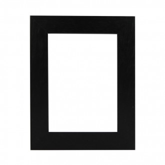 Picture Frame - Flat Open Grain Black