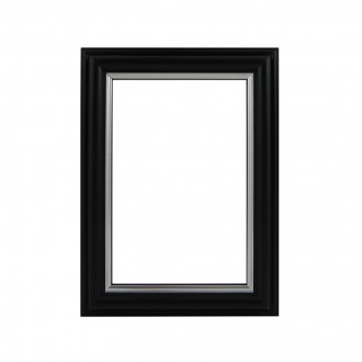 Picture Frame - Black With Silver Edge