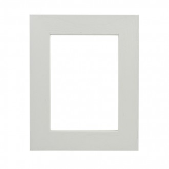 Picture Frame - Flat Open Grain White Wide