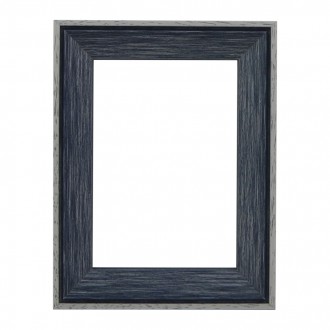 Santorini Blue Whitewash Picture Frame